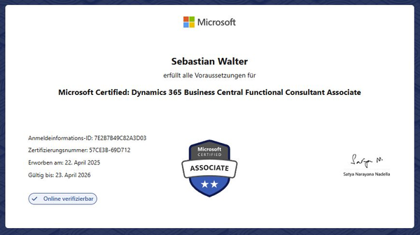 Microsoft Certified 🎉